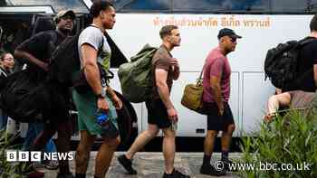 US sailors arrive in Thailand's Pattaya after record 250 days at sea