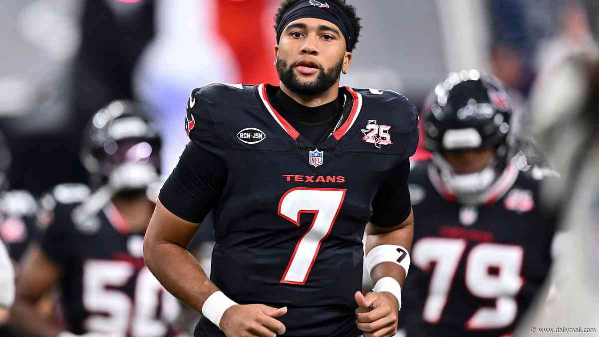 Houston Texans 'prepared to pay $50m-a-year' for CJ Stroud as quarterback eyes bigger payday in 2028