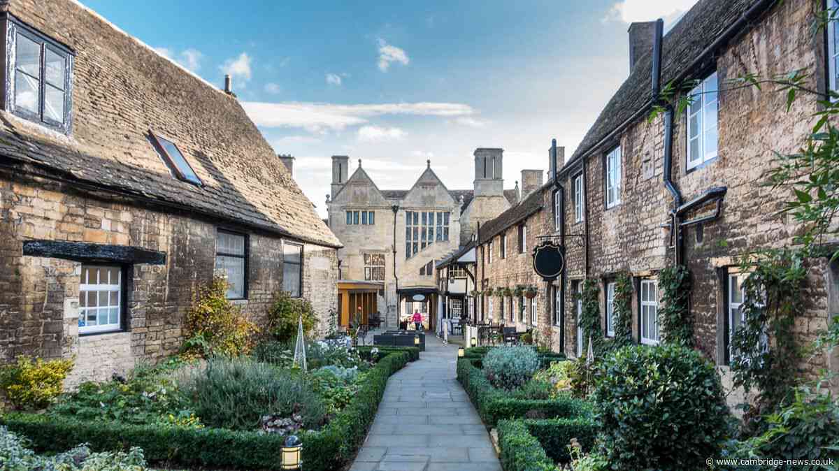 Charming town 1 hour from Cambridge is frozen in time with shops and honey-hued cottages
