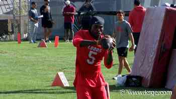The well-traveled Troy Omeire adds experience to a young UNM receivers room