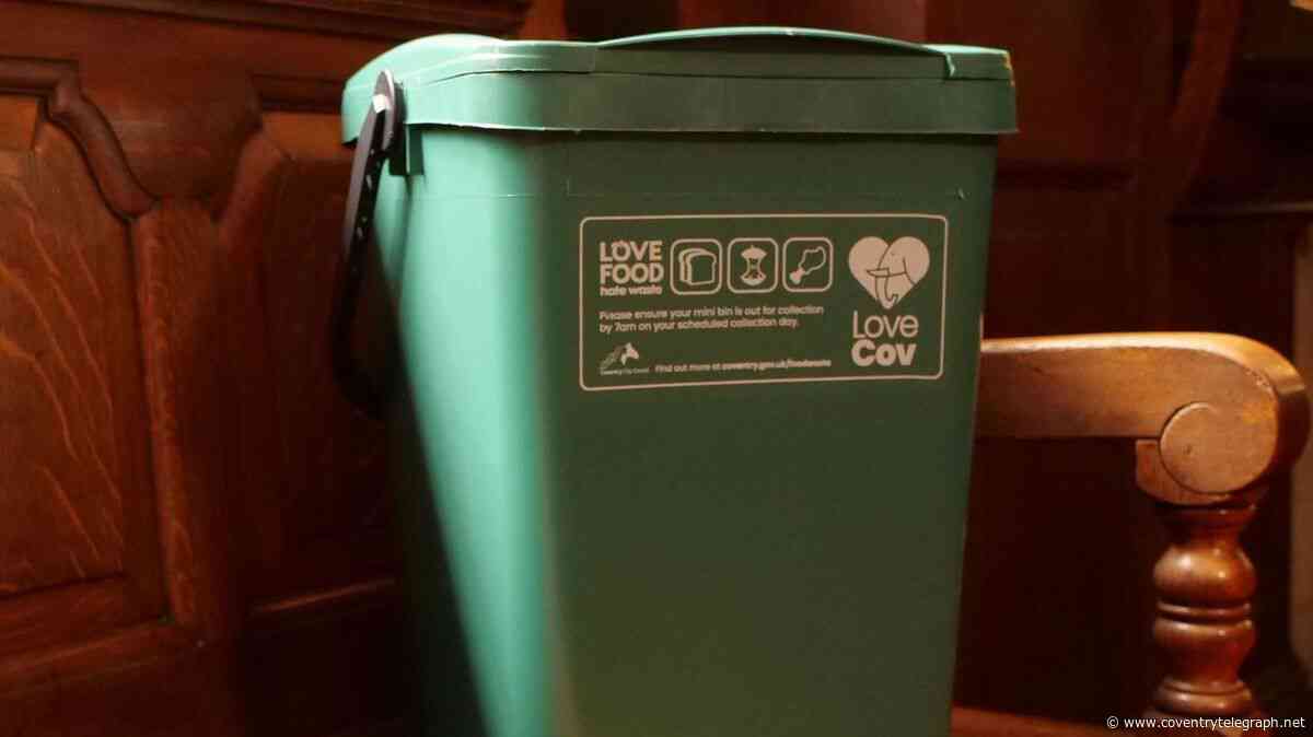 New food waste bins come in to play in Coventry from next week