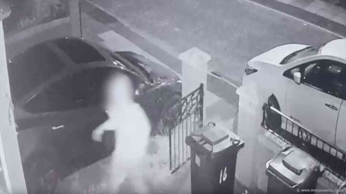 Bootle mum's doorbell camera caught moment 'stranger set fire to home'