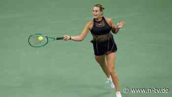 "Ihr seid ein Witz": Tennis-Queen Sabalenka teilt kräftig gegen Journalisten aus