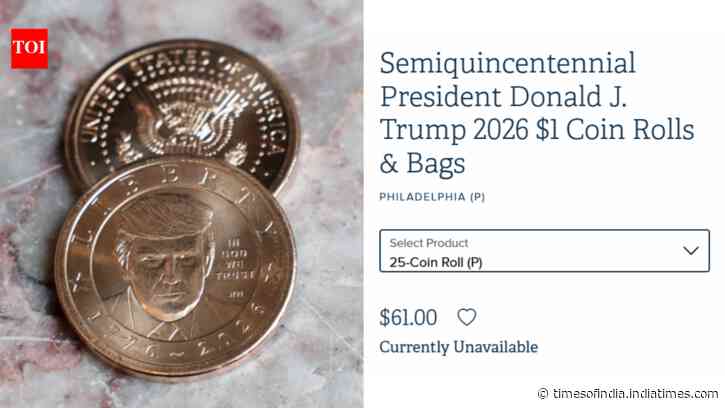 Trump’s face debuts on US currency, $1 coins run ‘out of stock’ within hours