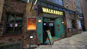 WKD thug erupts in fury at Manchester Walkabout bouncer's refusal as he launches sudden, vicious attack