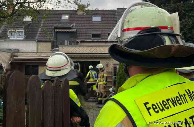 FW Meerbusch: Pressemitteilung der Feuerwehr Meerbusch zu einem Küchenbrand nach Fettexplosion in Meerbusch-Osterath