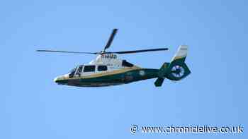 Air ambulance lands at scene of County Durham motorbike crash with man seriously injured