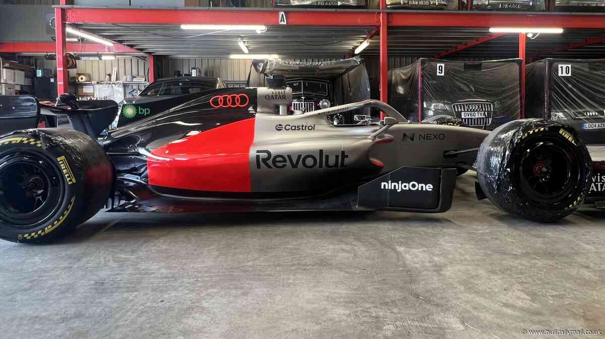 Start your engines! New Audi F1 car visiting for one week only