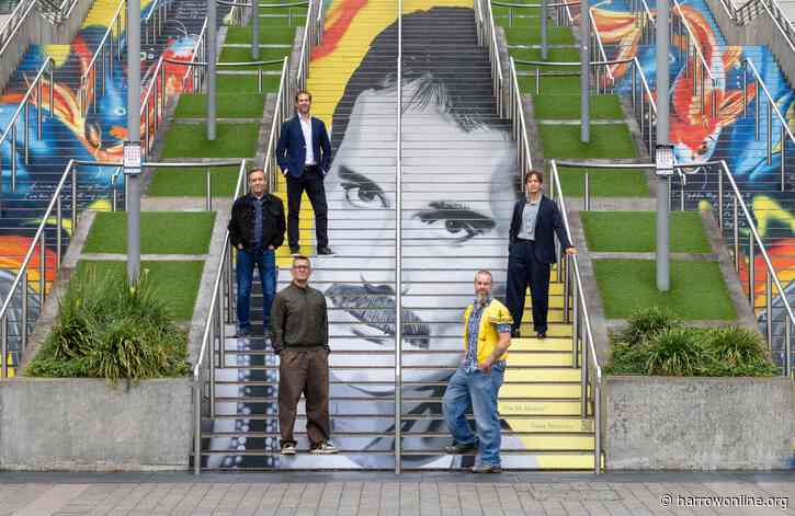 Huge Freddie Mercury mural unveiled at Wembley Park