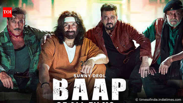Sunny Deol, Mithun, Sanjay Dutt,Jackie Shroff come together for dance track from ‘Baap’