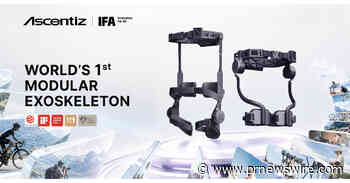 Ascentiz Brings H + K to IFA 2026, Showcasing the World's First Modular Exoskeleton Platform