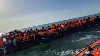 Migrant smugglers are using more and more 'mega-dinghies' to reach the UK because they have 'run out of small boats'