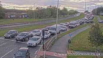 Jarrow crash LIVE: Updates on major delays after Newcastle Road collision