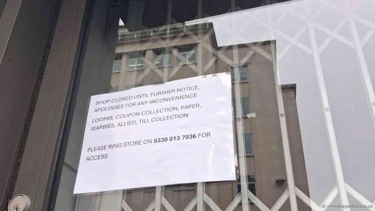 Liverpool city centre supermarket apologises as it leaves note on door
