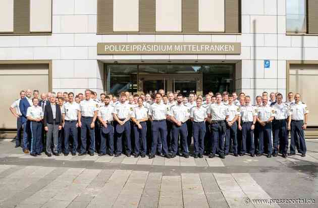 POL-MFR: (787) Das Polizeipräsidium Mittelfranken begrüßt seine neuen Beamtinnen und Beamten