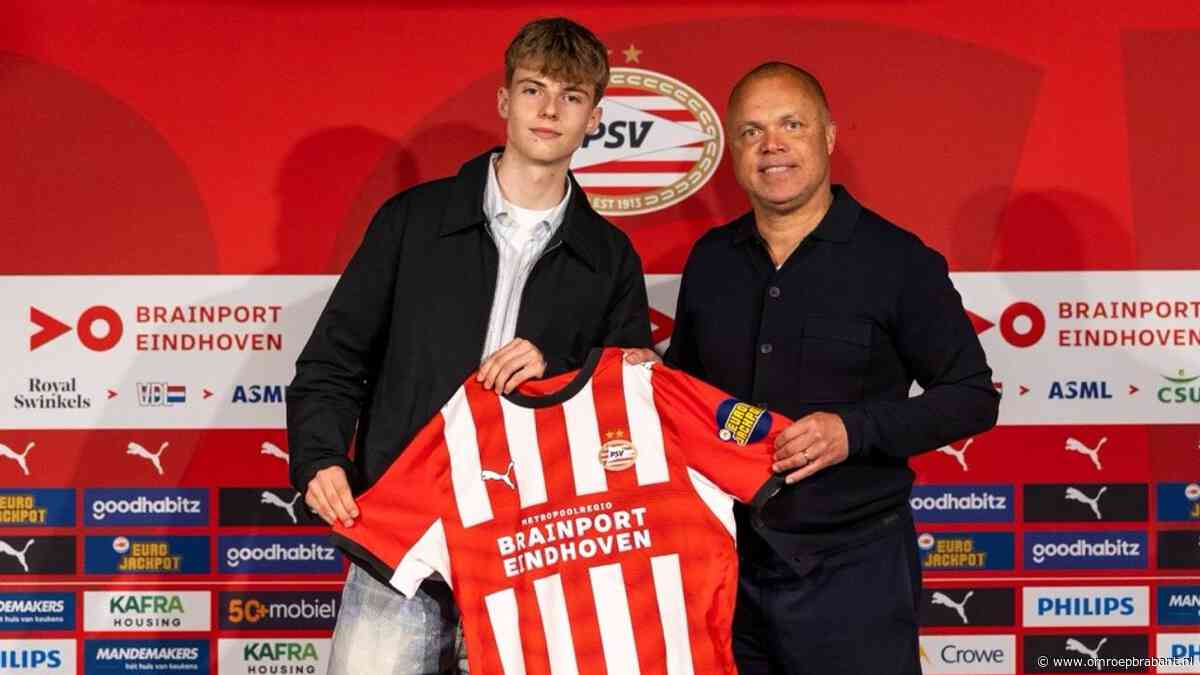 PSV legt talentvolle spits Bro Hansen voor drie jaar vast