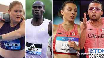 Mitton, Arop, Leduc and De Grasse eye Diamond League Final titles for Canada in Brussels