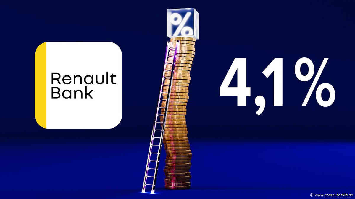 Top-Wert: Renault Bank direkt erhöht Tagesgeld-Zins auf 4,10 Prozent
