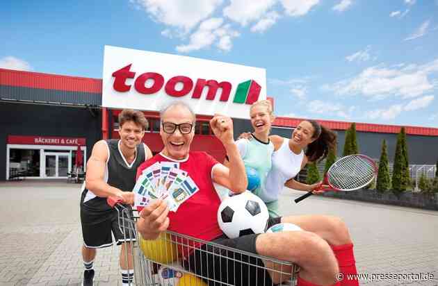 toom ist erstmals Partner der REWE Erfolgsaktion Scheine für Vereine / Ab 7. September Vereinsscheine sammeln und Amateur-Sportvereine unterstützen