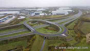 Motorway 'ghost junction' dubbed Britain's most expensive dead end now needs repairs despite costing £40million - and not a single vehicle using it in the six years since it was built