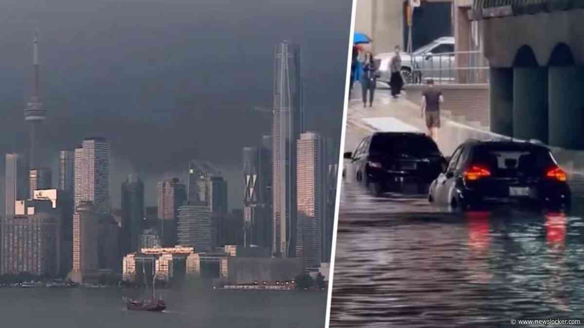 Noodweer laat spoor van vernieling achter in Toronto