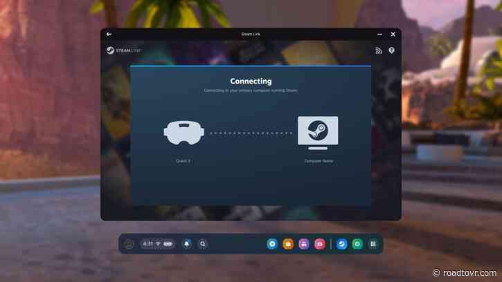 Steam Link for Quest Adds Wired USB-C Streaming in Public Beta