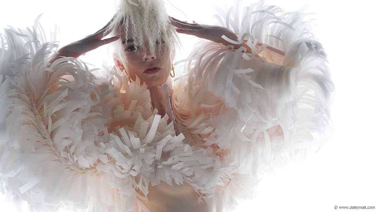Anya Taylor-Joy poses for ethereal V Magazine shoot in skimpy looks made entirely from paper