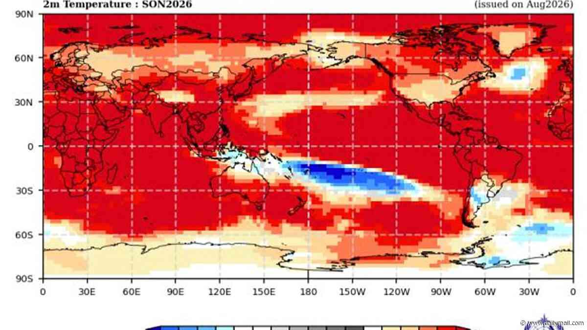 El Niño is being supersized before our eyes: Scientists warn the devastating climate event is 'firmly established' - and is on track to wreak havoc until at least February