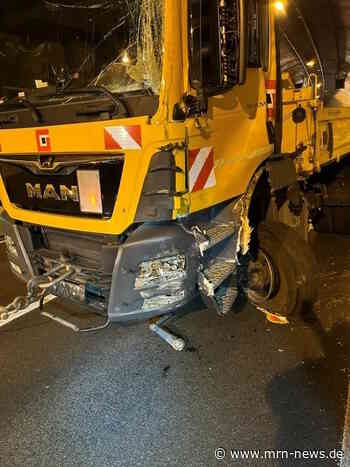 Annweiler – Frontalcrash im Staufertunnel: Zwei Totalschäden und ein Verletzter