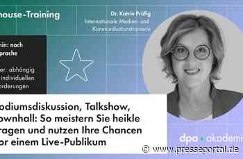 Öffentliches Reden und Auftritt vor Live-Publikum | dpa-Akademie