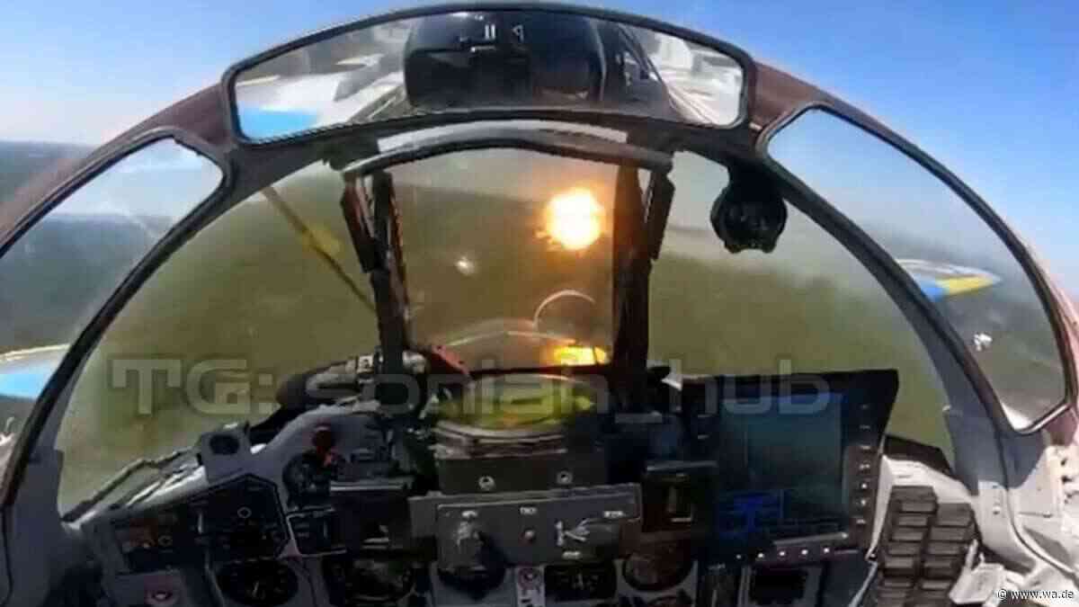 Ukrainischer Pilot lässt Marschflugkörper mit 50 Jahre alter Rakete explodieren