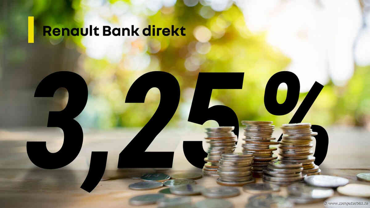 Renault Bank direkt erhöht Festgeld-Zins auf bis zu 3,25 %
