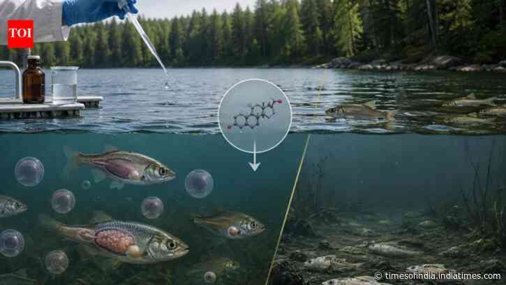 In 2001, synthetic estrogen was added to an Ontario lake; its minnow population collapsed after 2 seasons