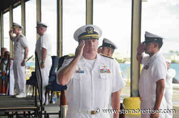 Navy Region Hawaii conducts change-of-command ceremony