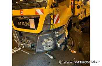 POL-PDLD: Schwerer Unfall im Staufertunnel