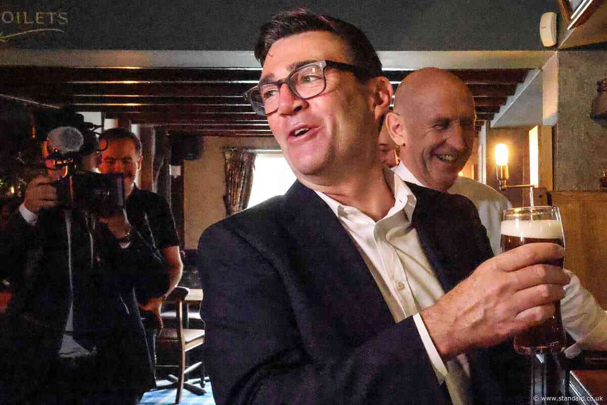 London pubs better than some in the North, says Andy Burnham as he names his favourite in the capital