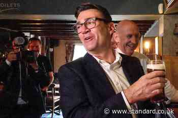 London pubs better than some in the North, says Andy Burnham as he names his favourite in the capital
