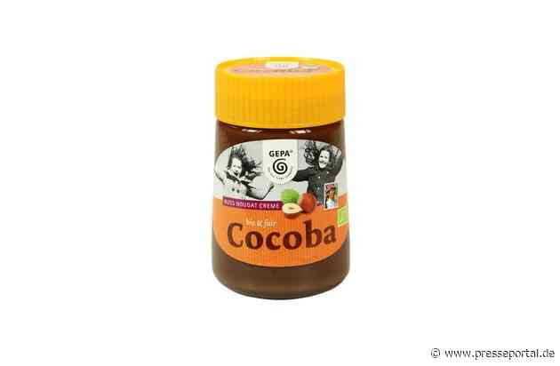 Getestet und für "gut" befunden: GEPA "Bio Cocoba Nuss Nougat Creme" / 18 Nuss-Nougat-Cremes von Stiftung Warentest geprüft / GEPA-Produkt ist eine von zwei "besten Bio-Cremes"