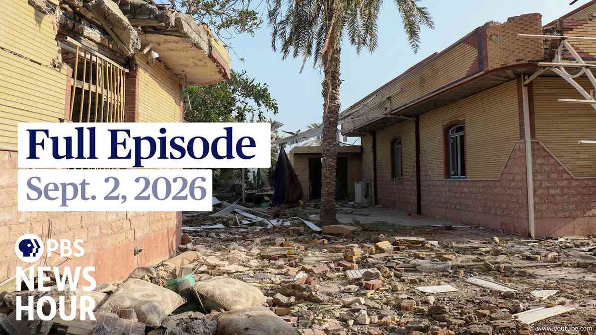 PBS News Hour full episode, Sept. 2, 2026