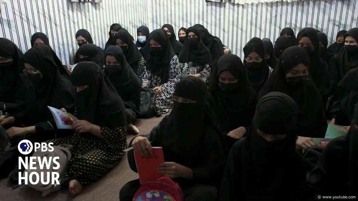 Inside Afghanistan's secret schools where women defy the Taliban to educate girls