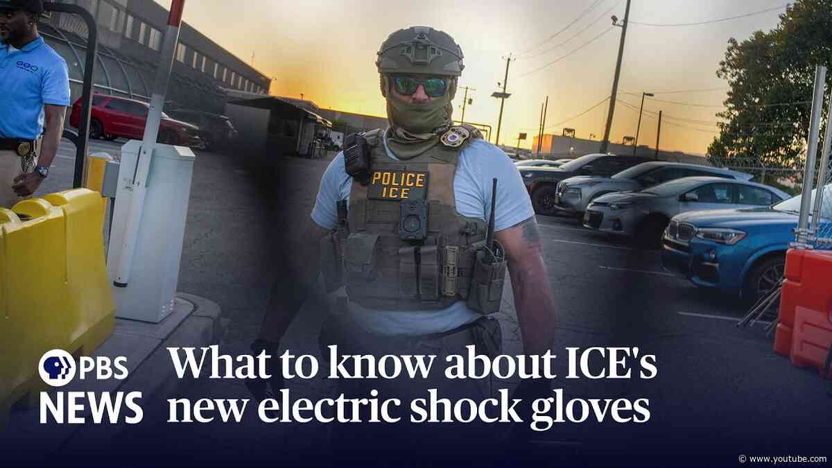 ICE is deploying these electric shock gloves to agents. Here’s what to know
