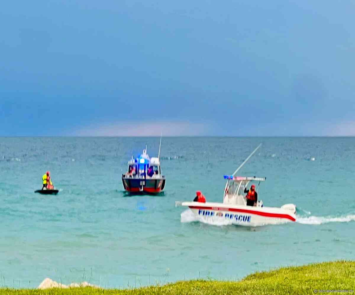 Quick action by bystanders and first responders saves four on Lake Huron