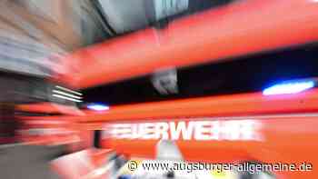 Brand in Warenlager eines Supermarkts