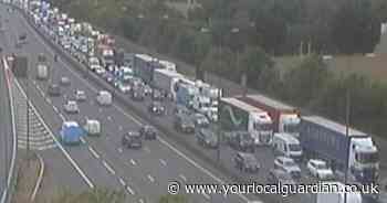 LIVE updates as van fire shuts M25 and causes six-mile traffic queues
