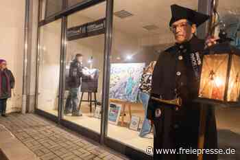 Crimmitschau wird zur Freiluftgalerie: Kunst trifft auf Nachtwächter