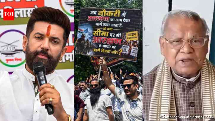 Chirag Paswan vs Jitan Manjhi in Bihar: SC 'creamy layer' debate divides NDA; will it open up a Pandora's box?