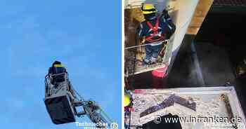 Kreis Kitzingen: Silo-Brand in Franken - THW mit Lob für Einsatzkräfte