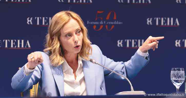 Meloni dà buca a Cernobbio. Salta il video collegamento della premier con il forum Ambrosetti previsto per venerdì