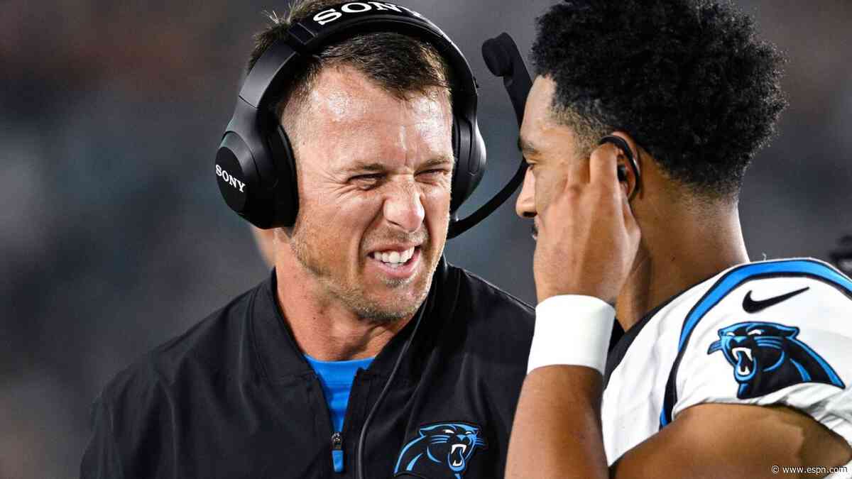The QB-OC partnership that could define the Panthers' season