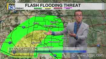 Storms return in southwest New Mexico, temperatures remain warm
